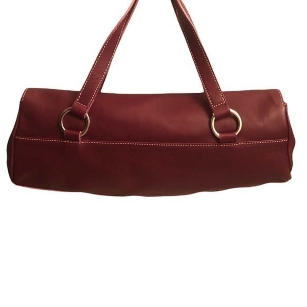 Claudia Firenze burgandy red leather bag - Picture 15 of 16